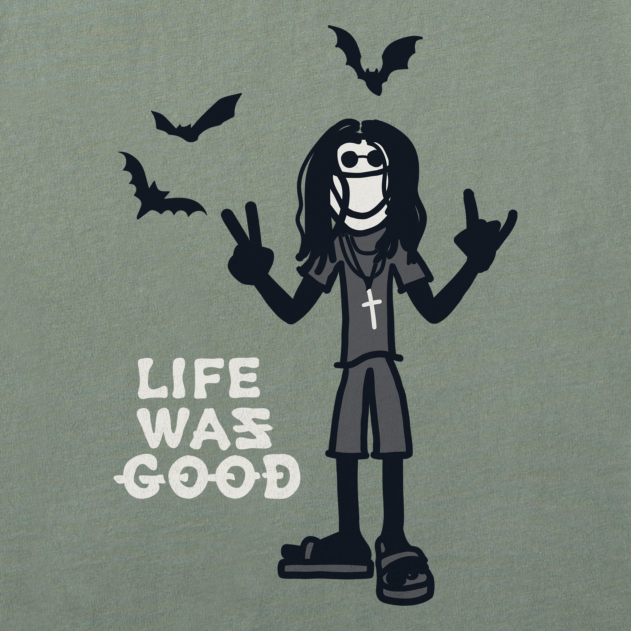 Men's Heavy Metal Life Was Good Short Sleeve Tee