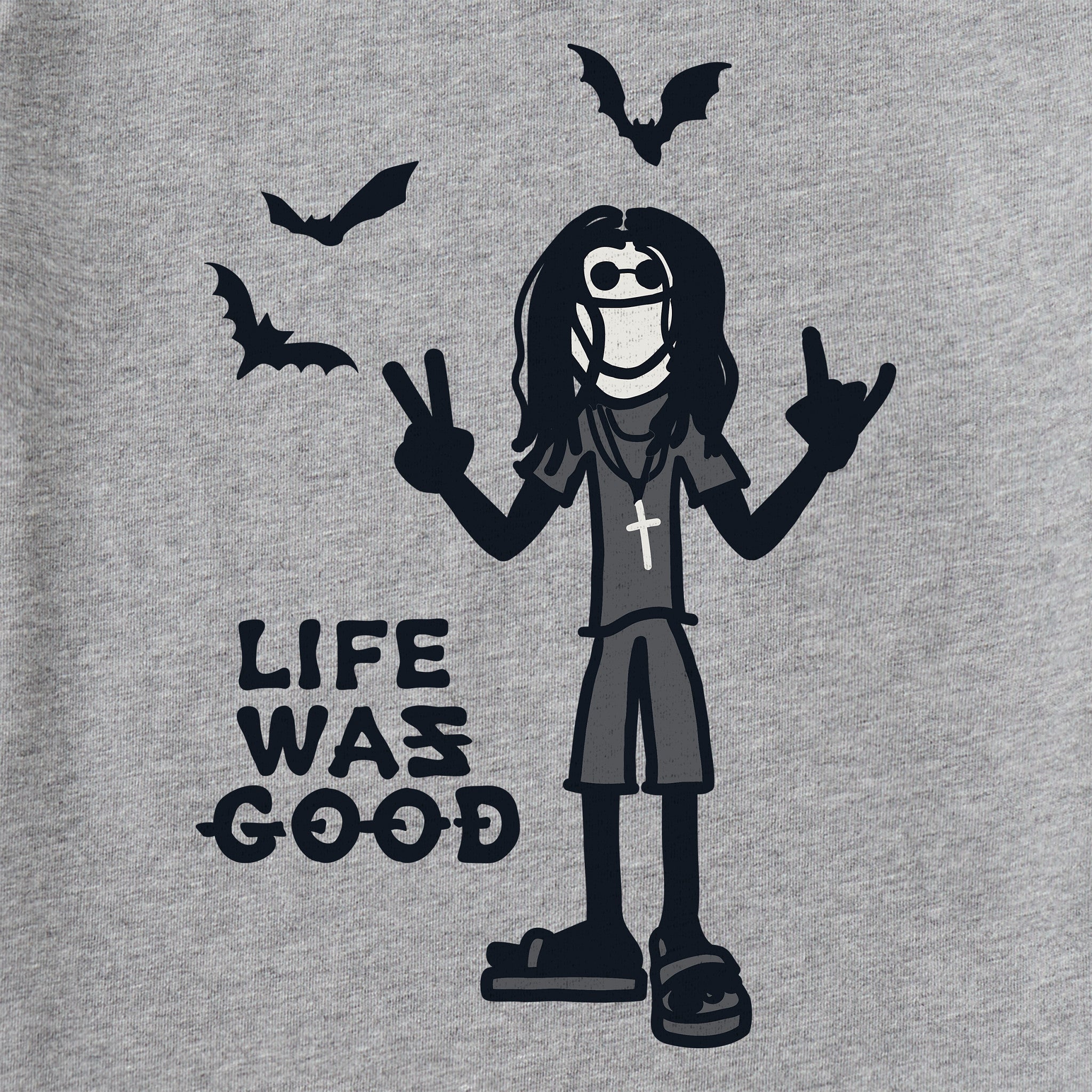 Men's Heavy Metal Life Was Good Short Sleeve Tee