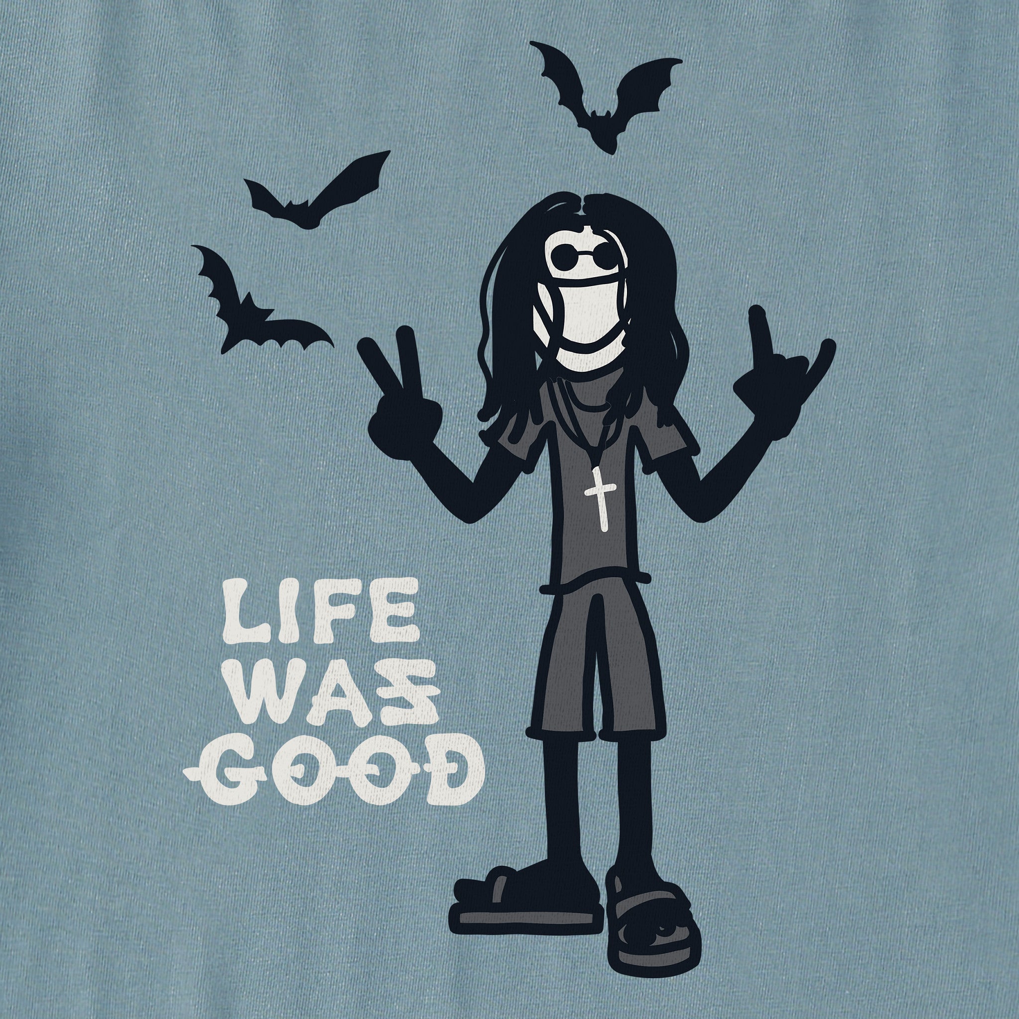 Men's Heavy Metal Life Was Good Short Sleeve Tee