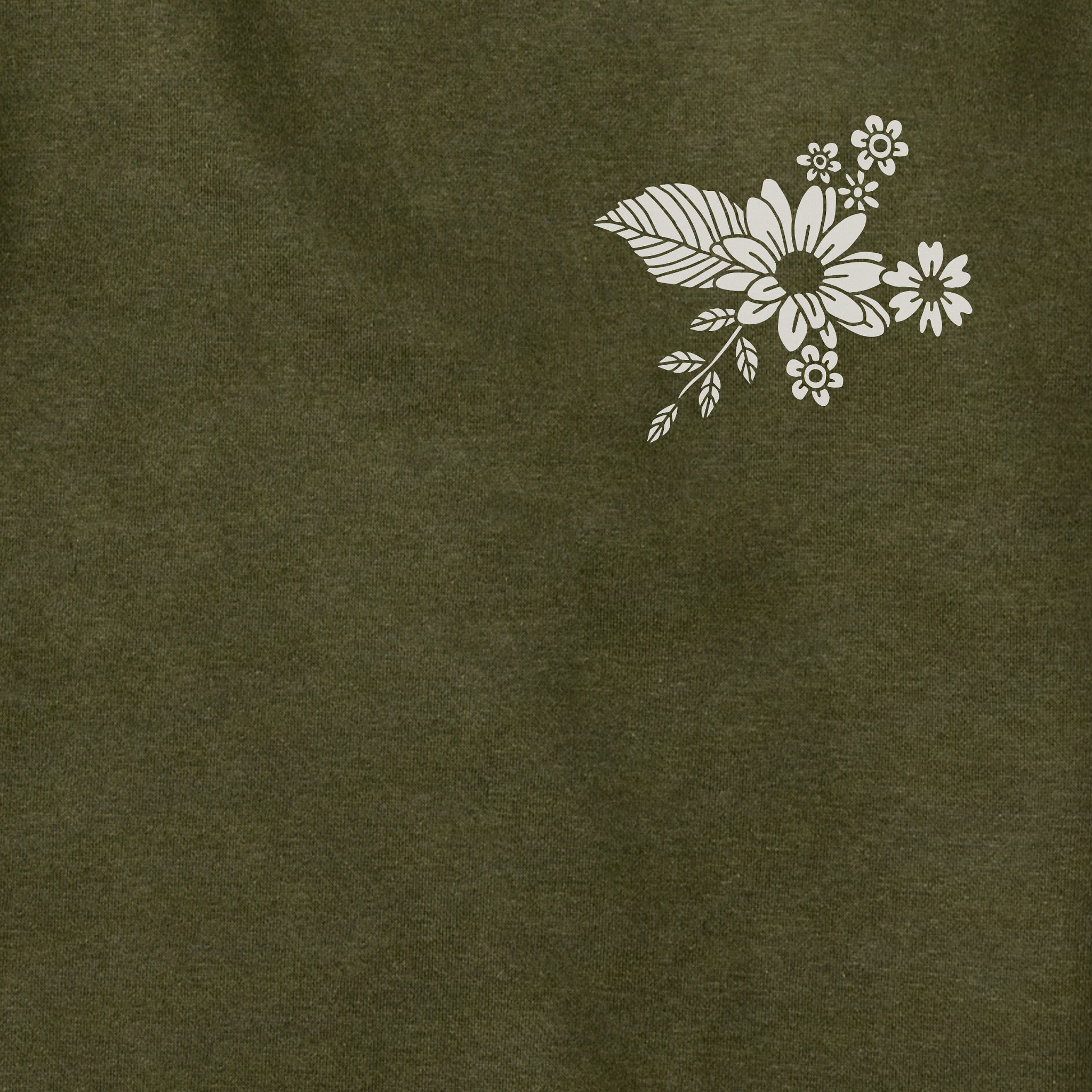 Adult Unisex Beautiful Energy Wildflowers Every Wear Hoodie Sweatshirt