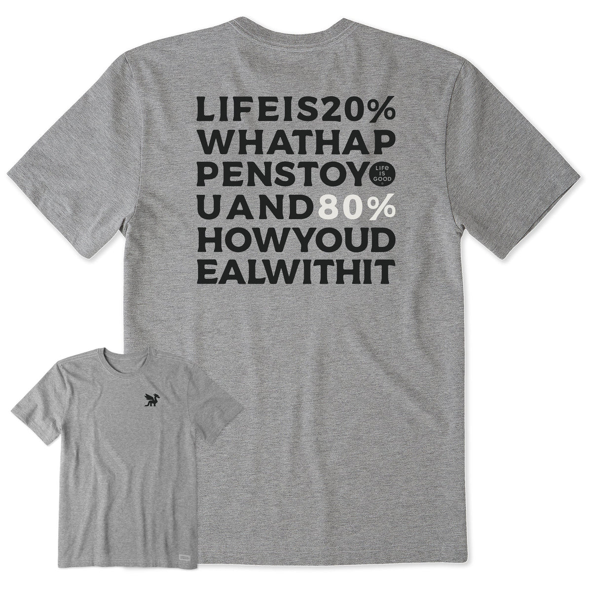 Men's Bert's 80% Short Sleeve Crusher Tee