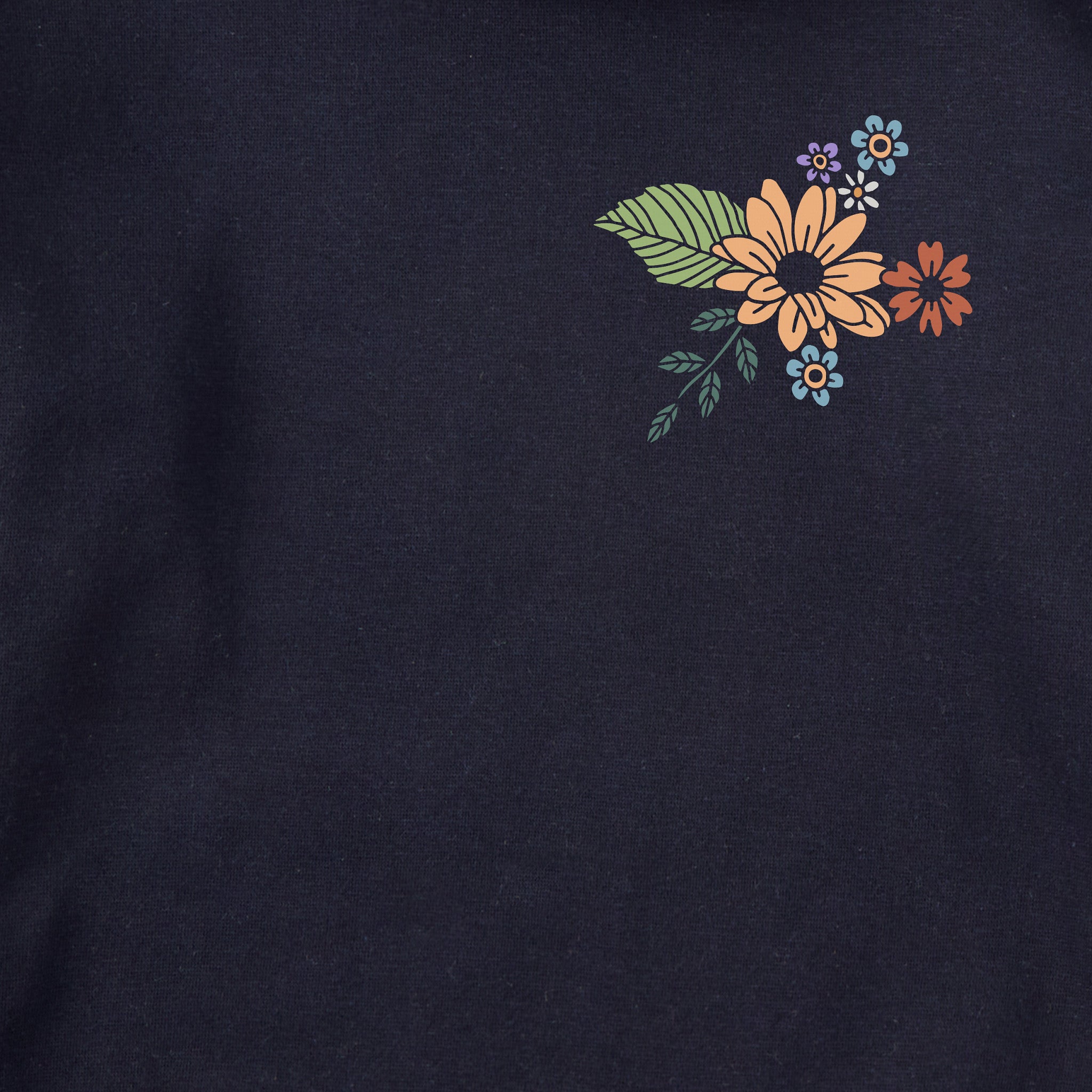 Adult Unisex Beautiful Energy Wildflowers Every Wear Hoodie Sweatshirt