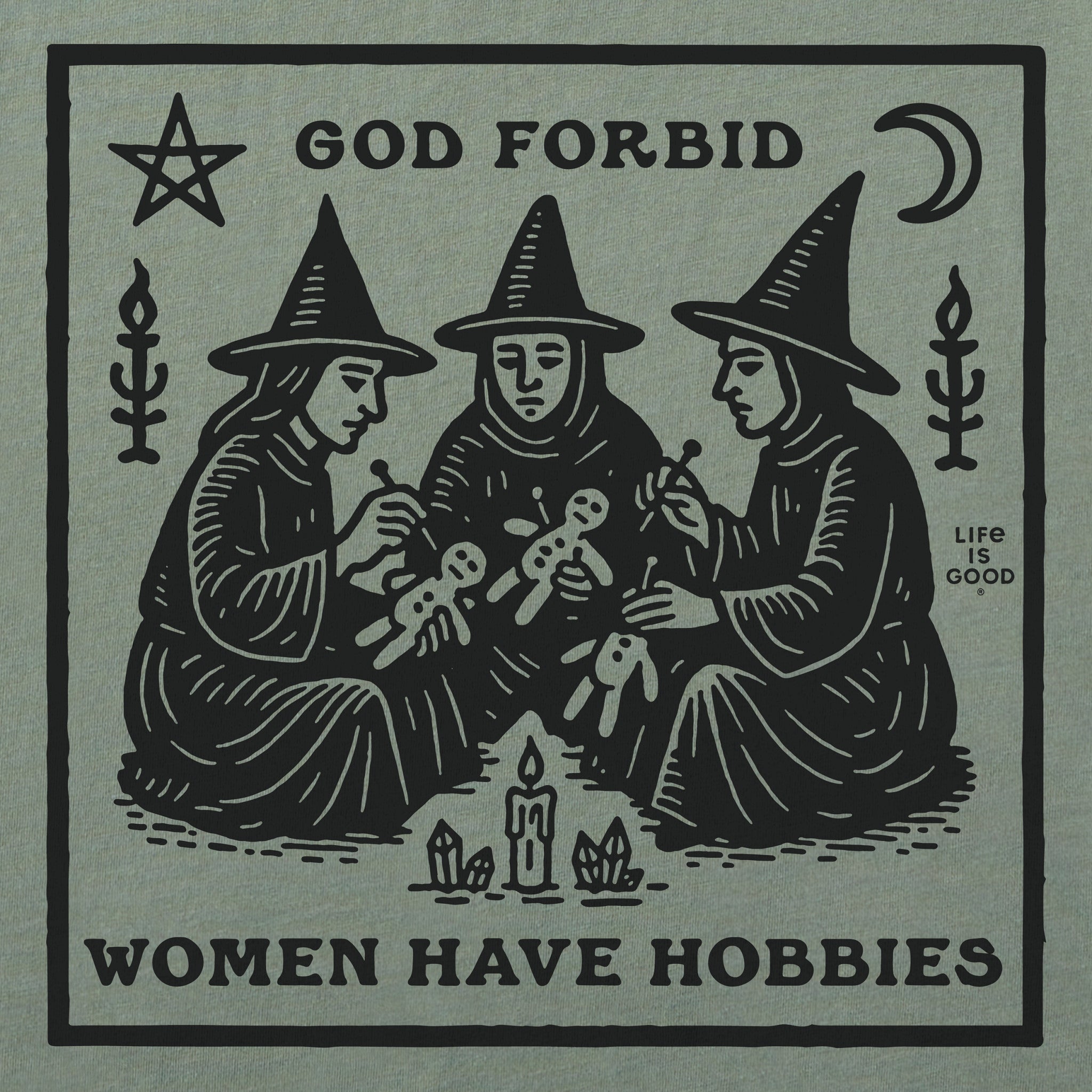 Women's Hobbies Long Sleeve Crusher Tee