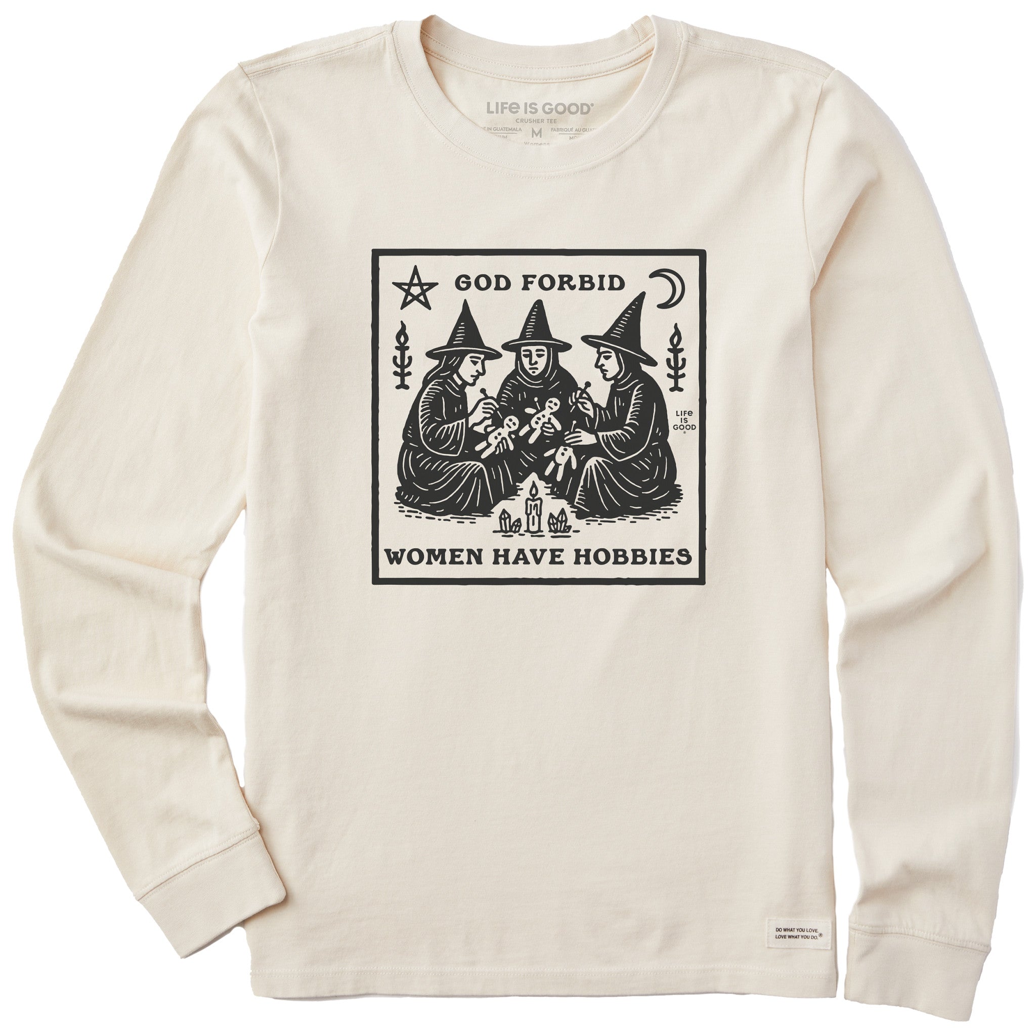 Women's Hobbies Long Sleeve Crusher Tee