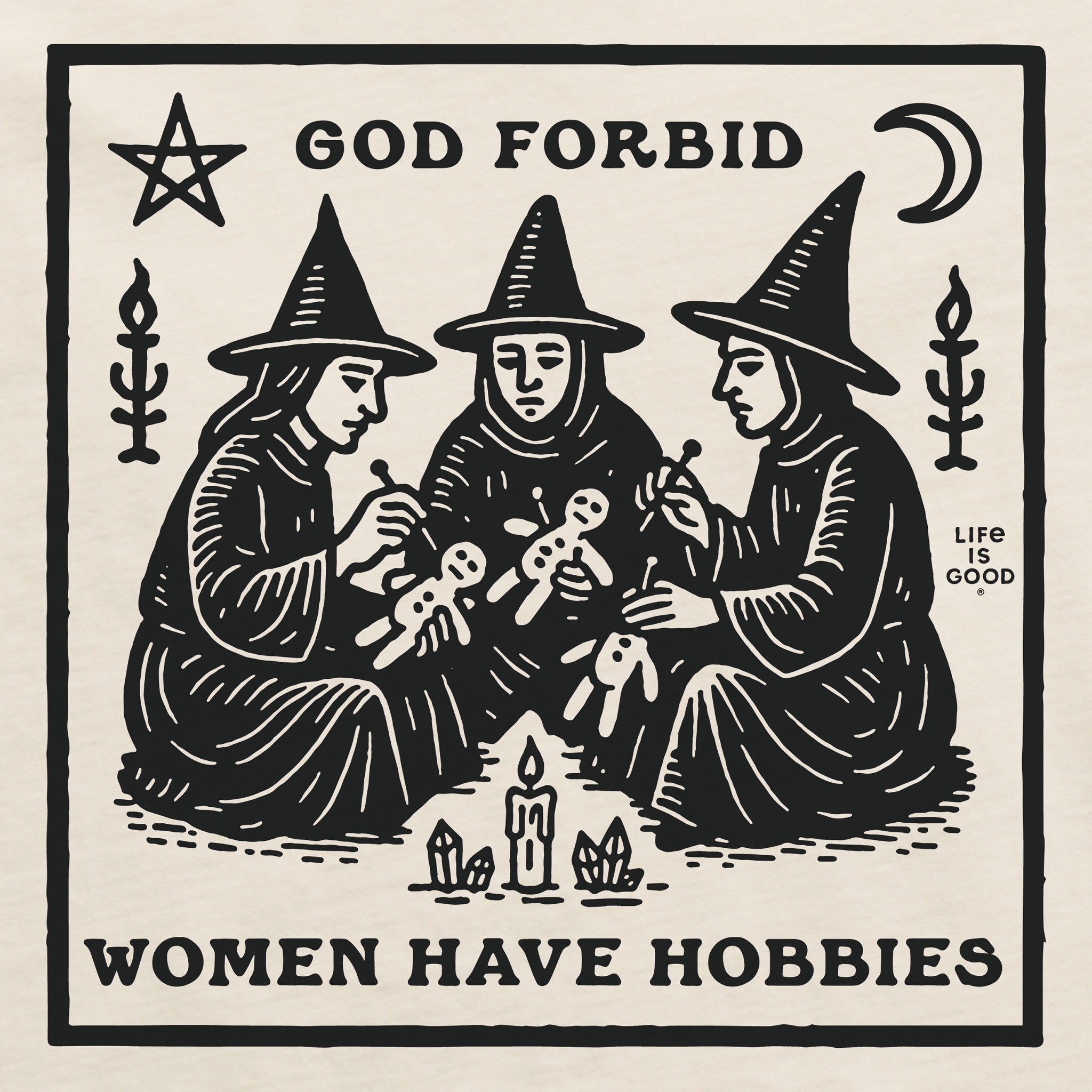 Women's Hobbies Long Sleeve Crusher Tee