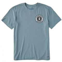 Men's Garage Beers Stamp Short Sleeve Crusher Tee