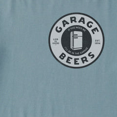 Men's Garage Beers Stamp Short Sleeve Crusher Tee