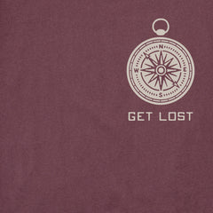 Men's Get Lost Compass Long Sleeve Crusher Tee
