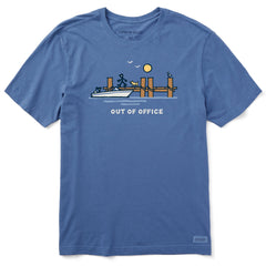 Men's Dock Lake Out of Office Short Sleeve Crusher Tee