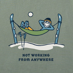 Men's Jake Ski Hammock Not Working Short Sleeve Crusher Tee