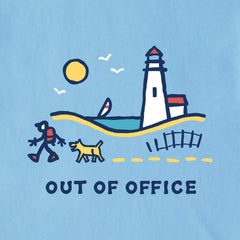 Men's Jake & Rocket Lighthouse Walk OOO Short Sleeve Crusher Tee