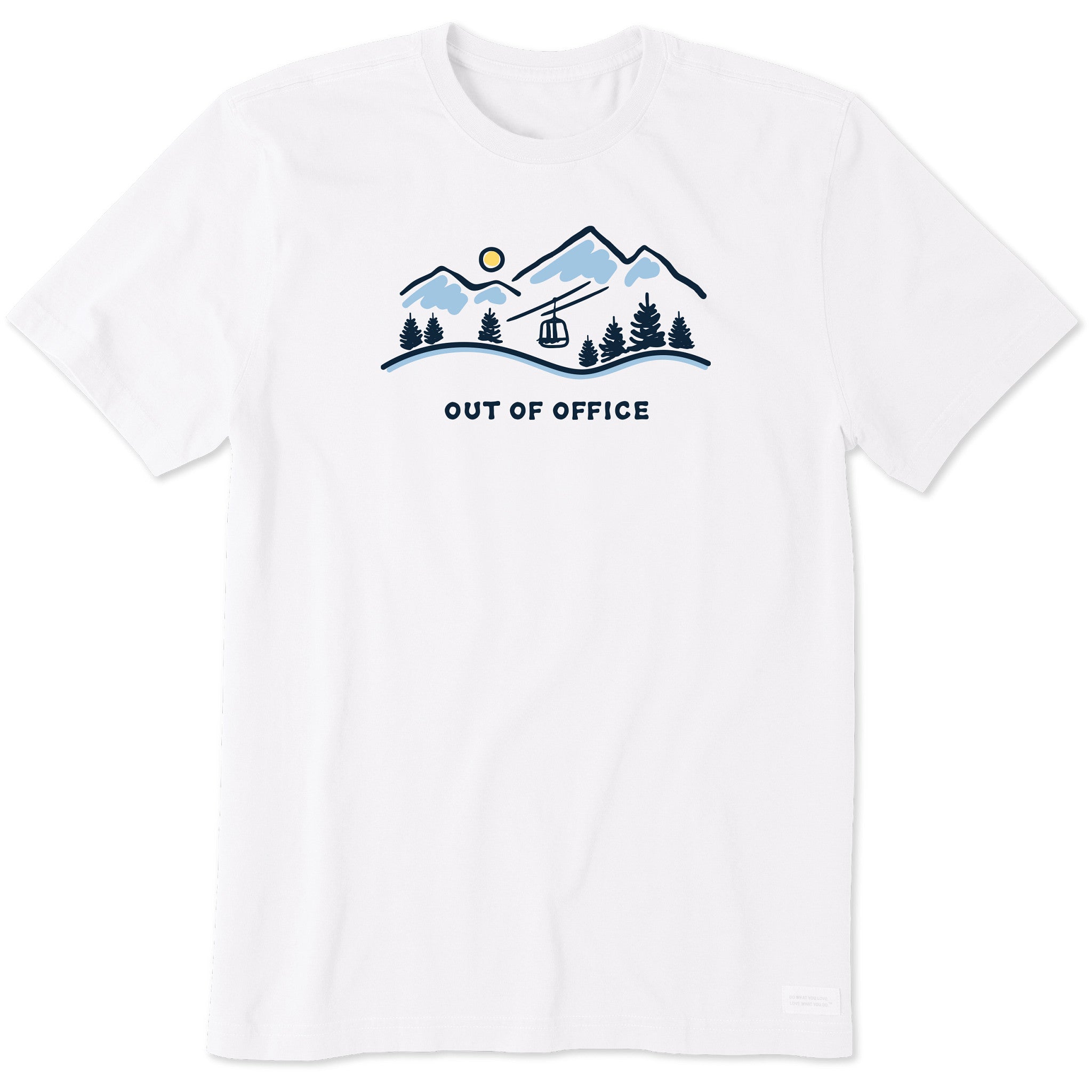 Men's Ski Lift Vista Out of Office Short Sleeve Crusher Tee