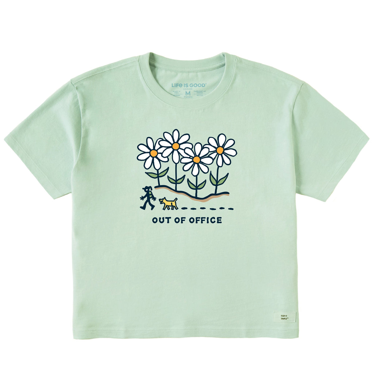 Women's Daisy Hike Out of Office Short Sleeve Crusher Boxy Tee