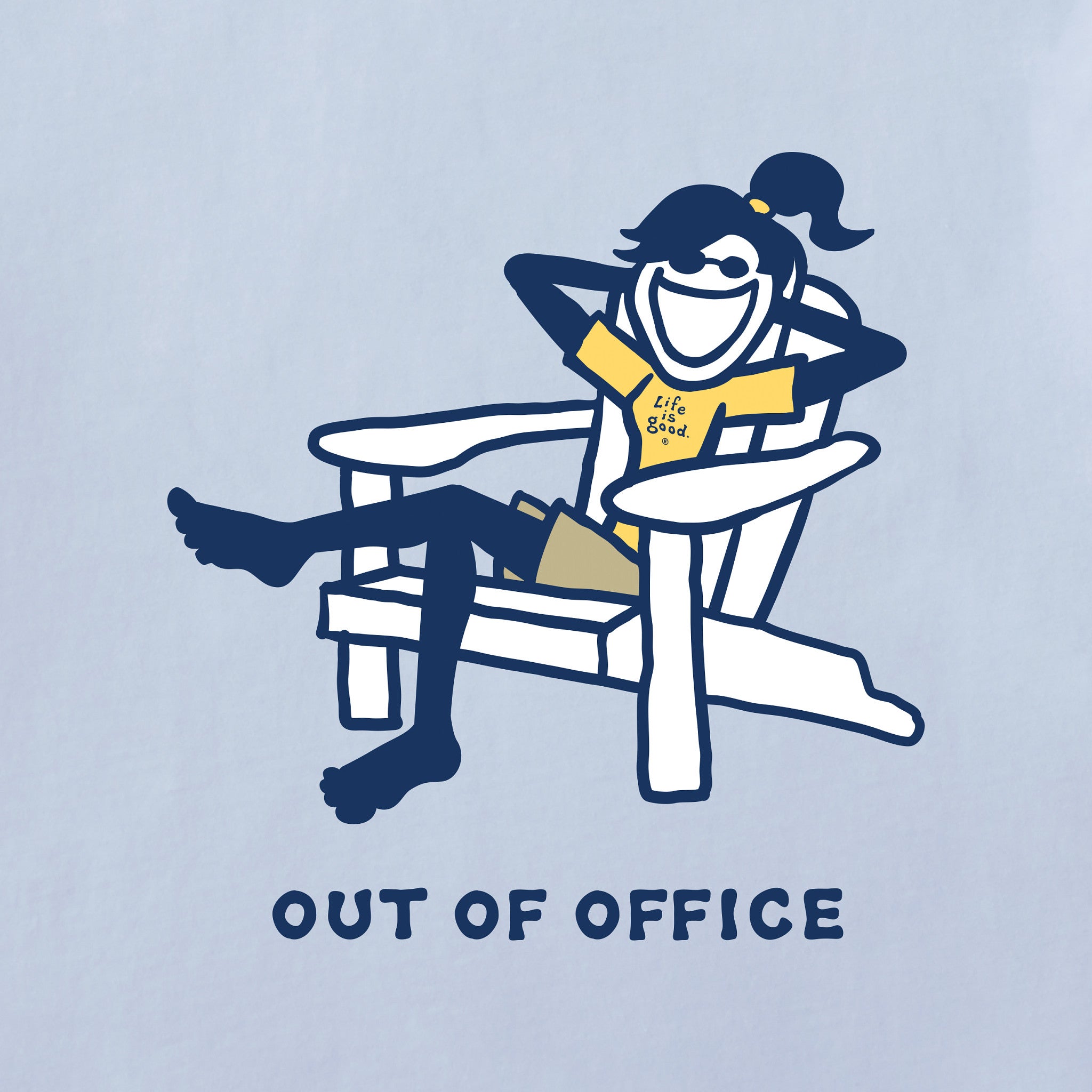 Women's Jackie Adirondack Out of Office Short Sleeve Crusher Boxy Tee