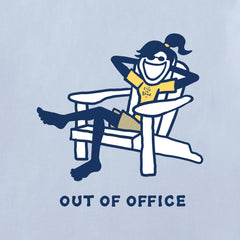 Women's Jackie Adirondack Out of Office Short Sleeve Crusher Boxy Tee
