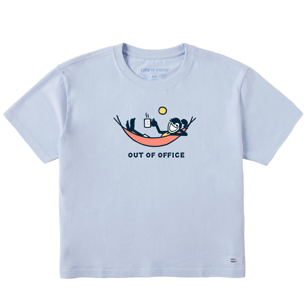 Women's Jackie Hammock Out of Office Short Sleeve Crusher Boxy Tee