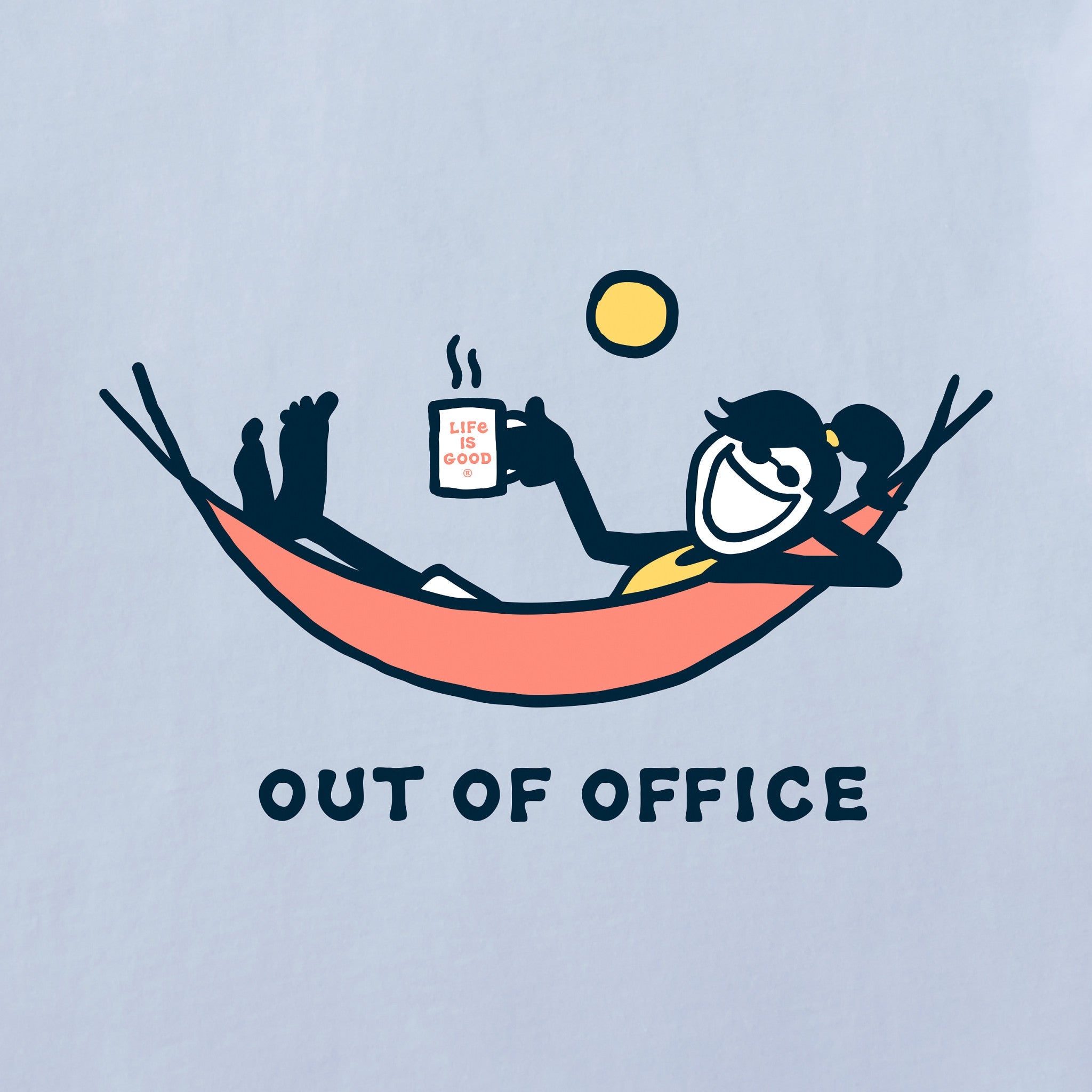 Women's Jackie Hammock Out of Office Short Sleeve Crusher Boxy Tee