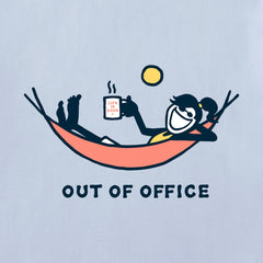 Women's Jackie Hammock Out of Office Short Sleeve Crusher Boxy Tee