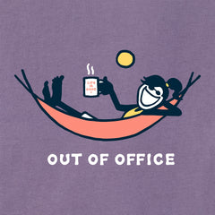 Women's Jackie Hammock Out of Office Short Sleeve Crusher Boxy Tee