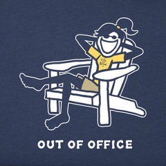 Women's Jackie Adirondack Out of Office Short Sleeve Crusher Boxy Tee
