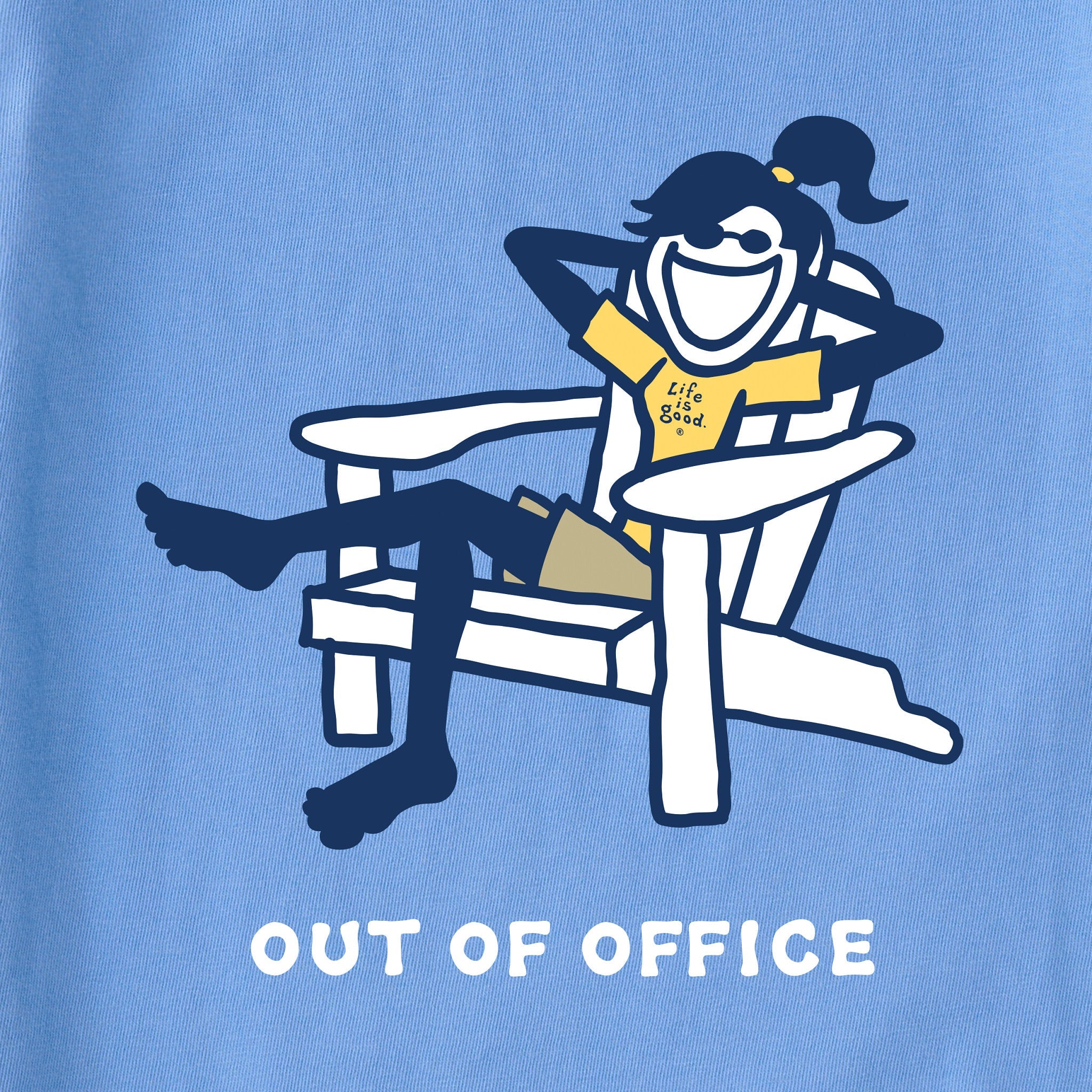 Women's Jackie Adirondack Out of Office Short Sleeve Crusher Boxy Tee