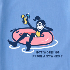 Women's Inner Tube Jackie Not Working Short Sleeve Crusher Boxy Tee