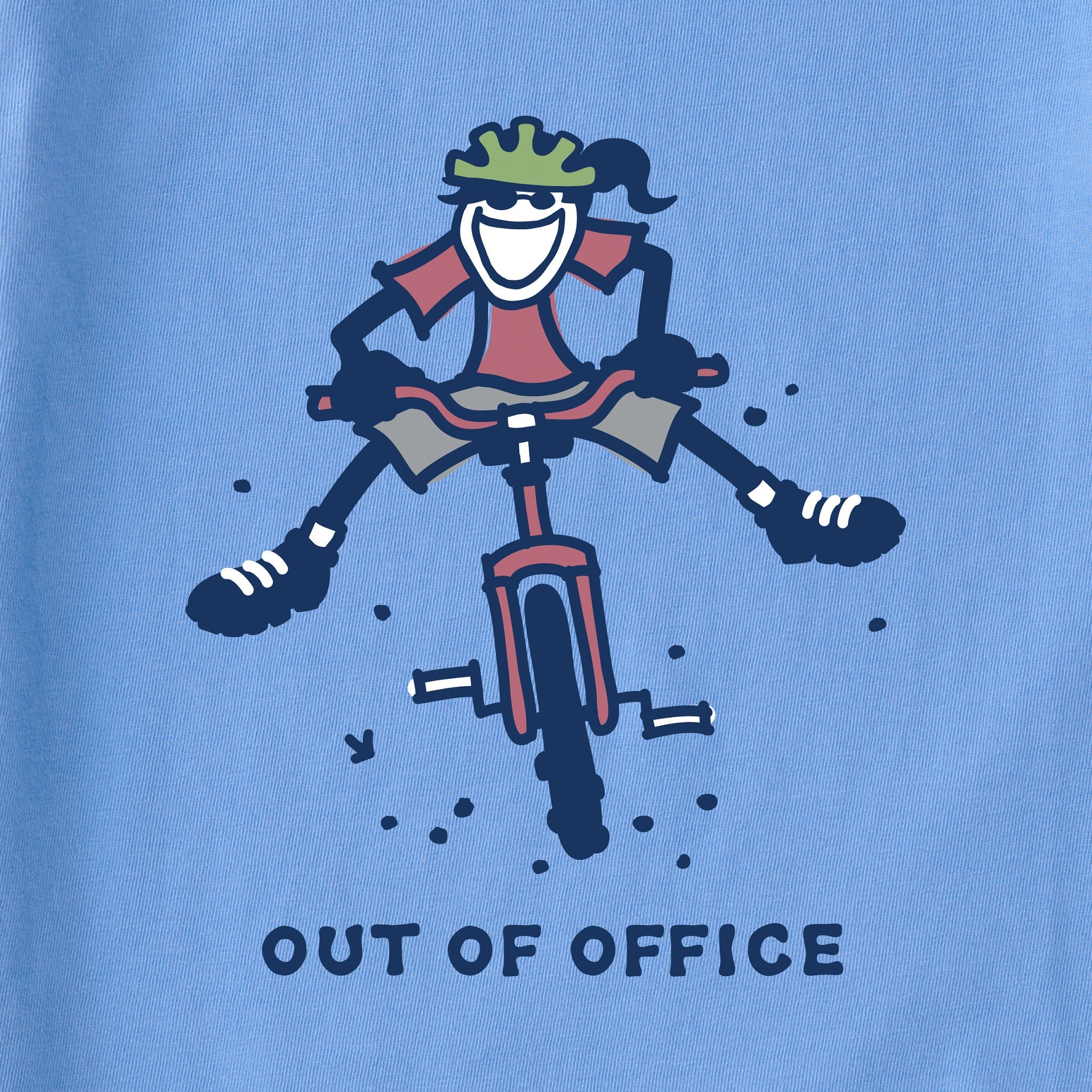 Women's Jackie Mountain Bike Out of Office Short Sleeve Crusher Boxy Tee