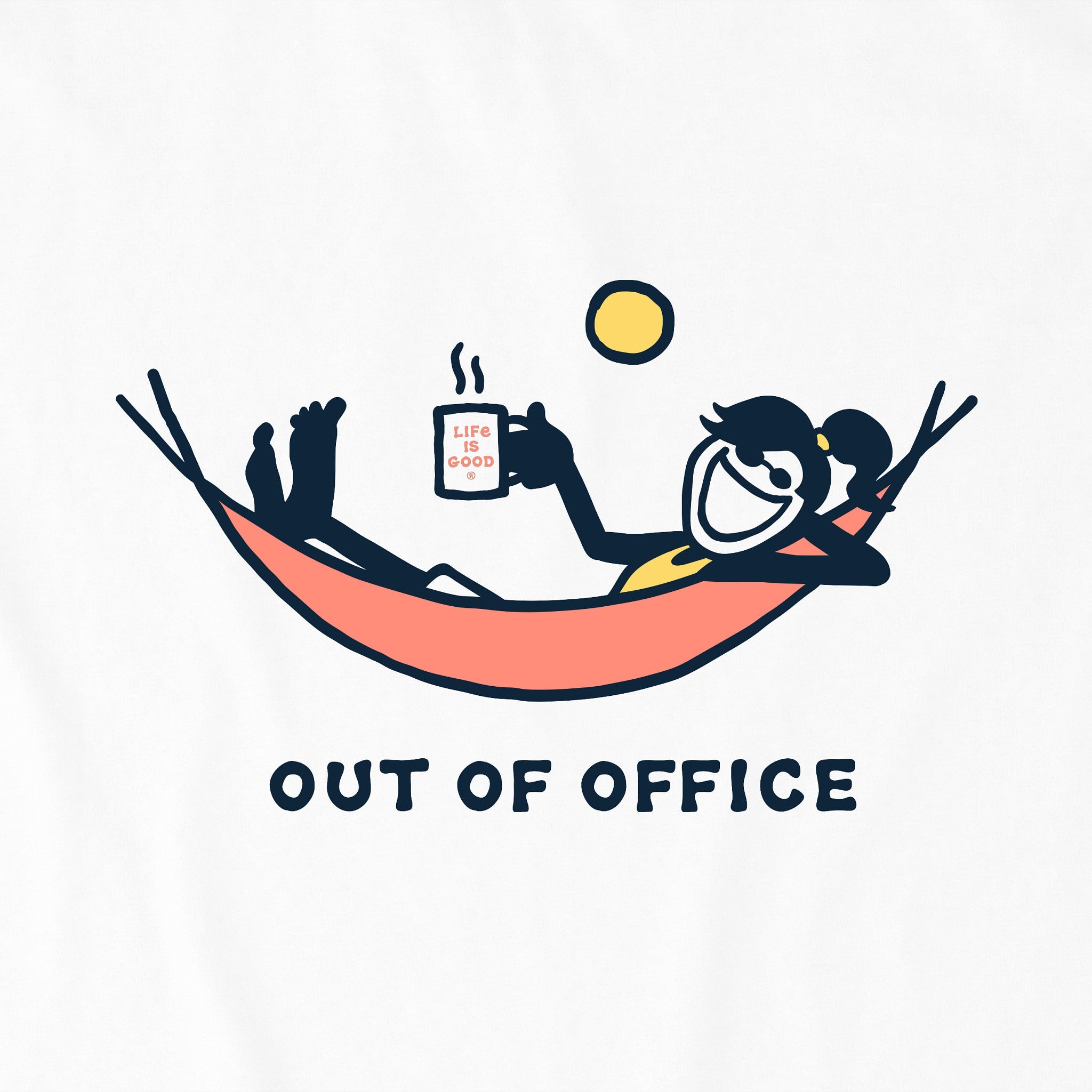 Women's Jackie Hammock Out of Office Short Sleeve Crusher Boxy Tee