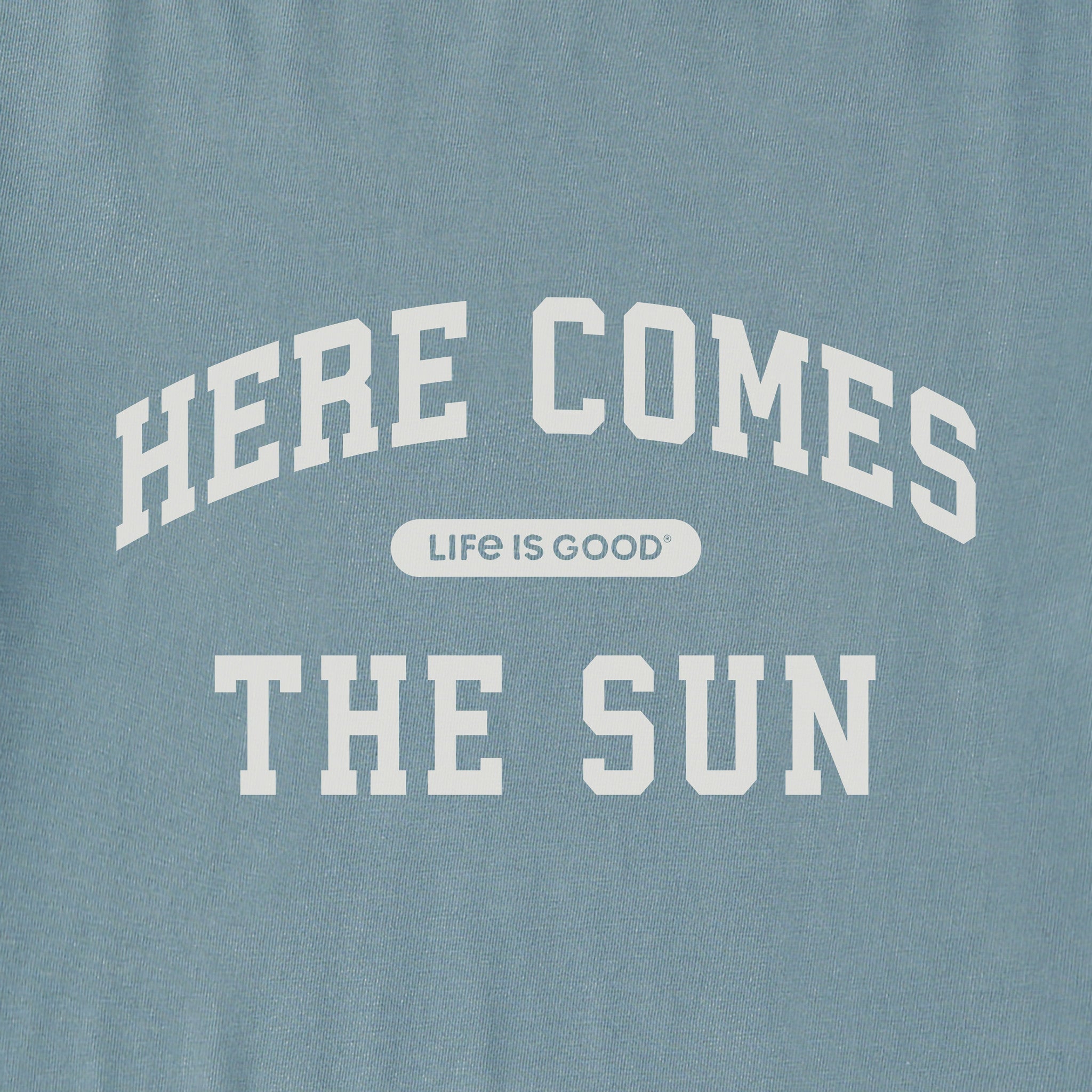 Men's Here Comes Sun Arch Long Sleeve Crusher Tee