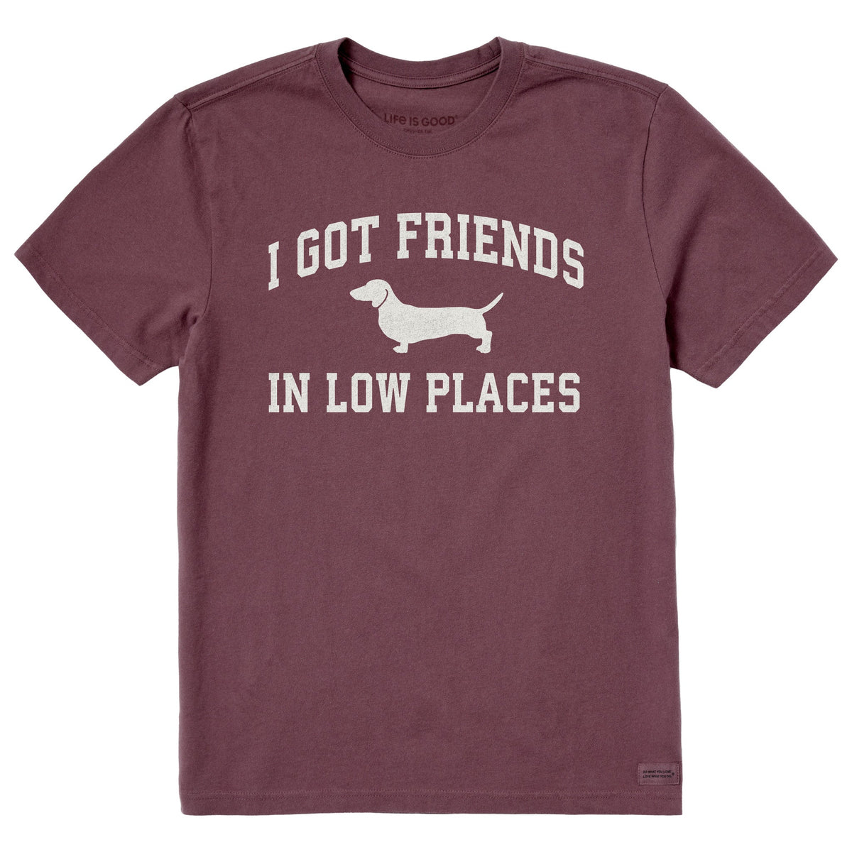 Men's I Got Friends Arch Short Sleeve Crusher Tee