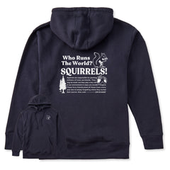 Adult Unisex Squirrels Run the World Every Wear Hoodie Sweatshirt