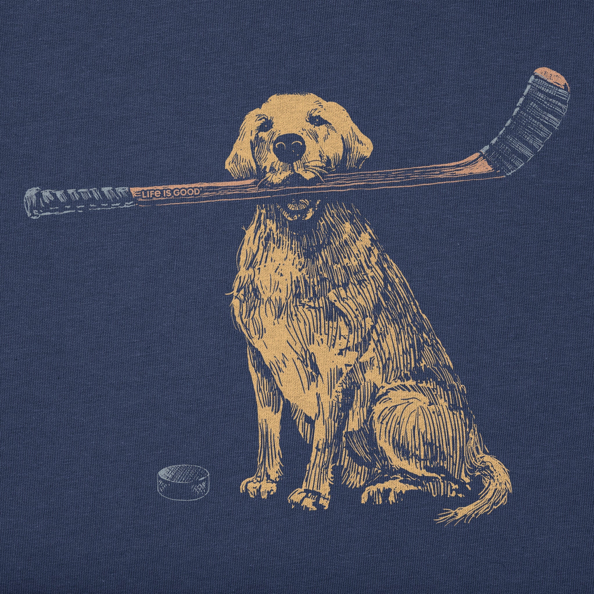 Kids Golden Hockey Long Sleeve Crusher Tee