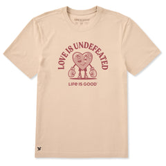 Men's Love is Undefeated Short Sleeve Crusher Tee