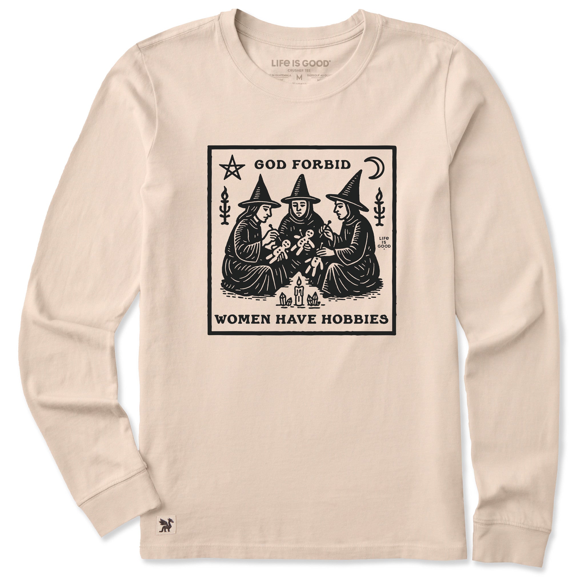 Women's Hobbies Long Sleeve Crusher Tee