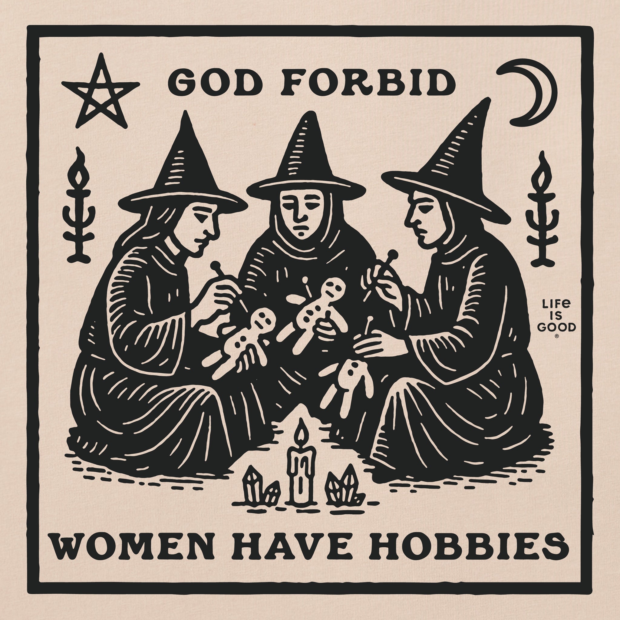 Women's Hobbies Long Sleeve Crusher Tee