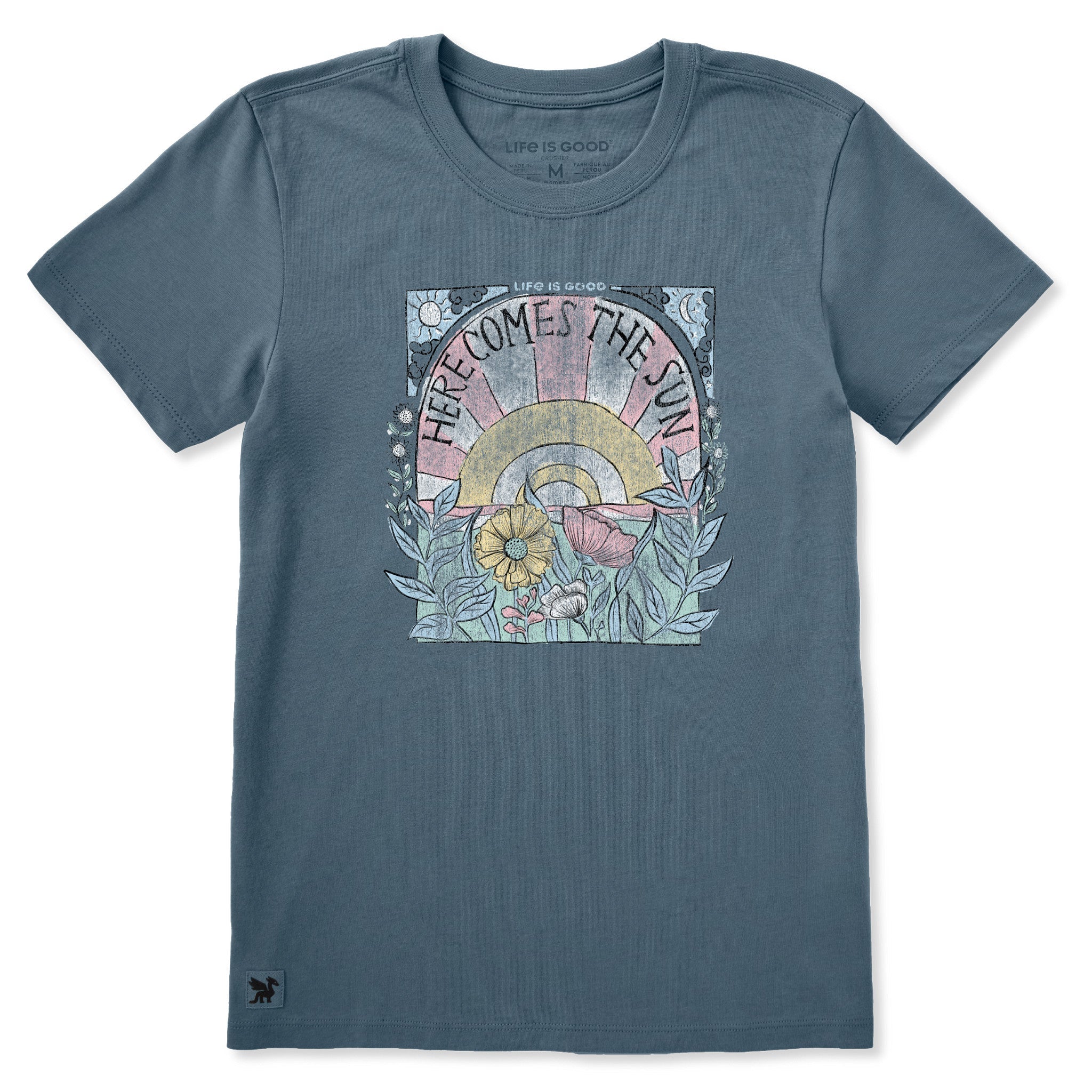 Women's Here Comes The Sun Hippie Short Sleeve Tee