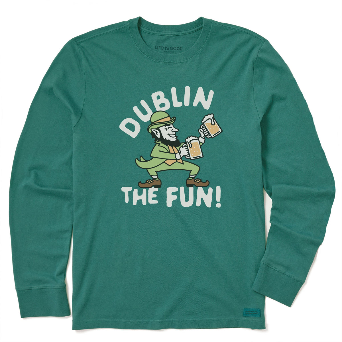 Men's Dublin the Fun! Long Sleeve Crusher Tee