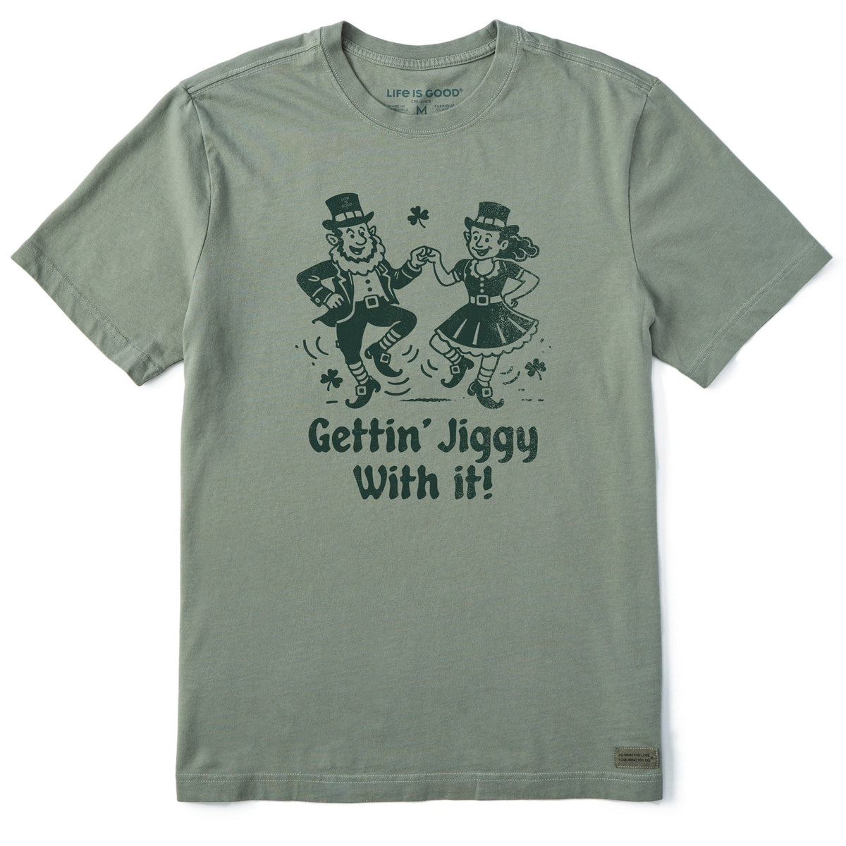 Men's Gettin Jiggy With It Short Sleeve Crusher Tee