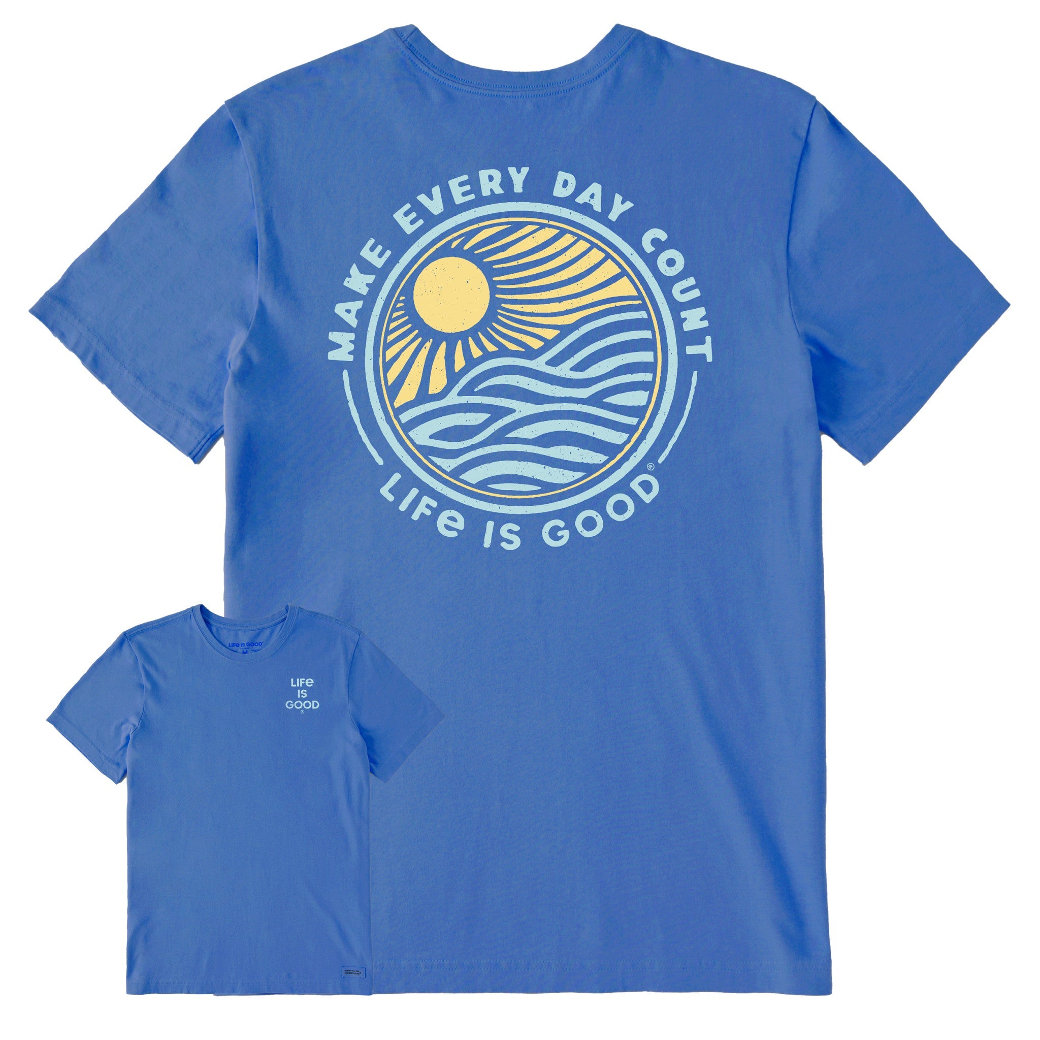 Men's Make Every Day Count Sunset Short Sleeve Tee