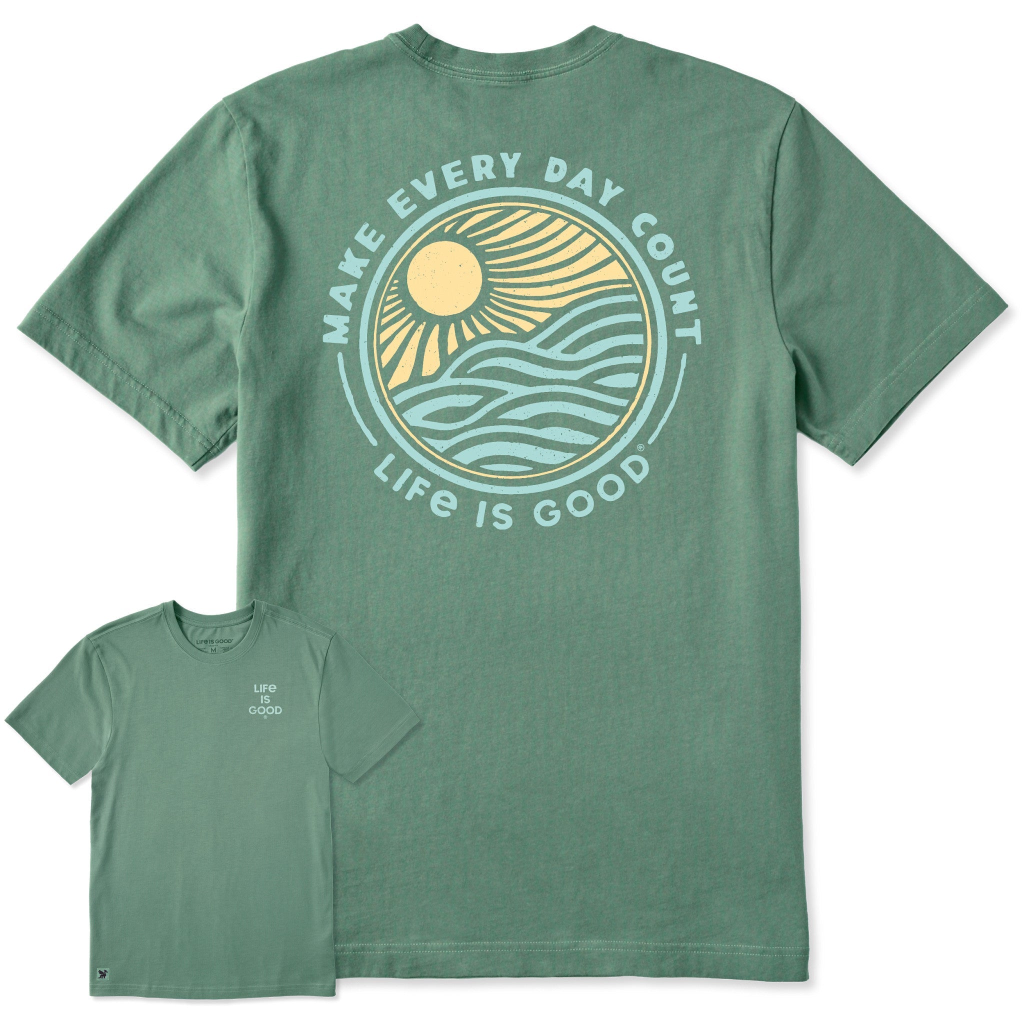 Men's Make Every Day Count Sunset Short Sleeve Tee