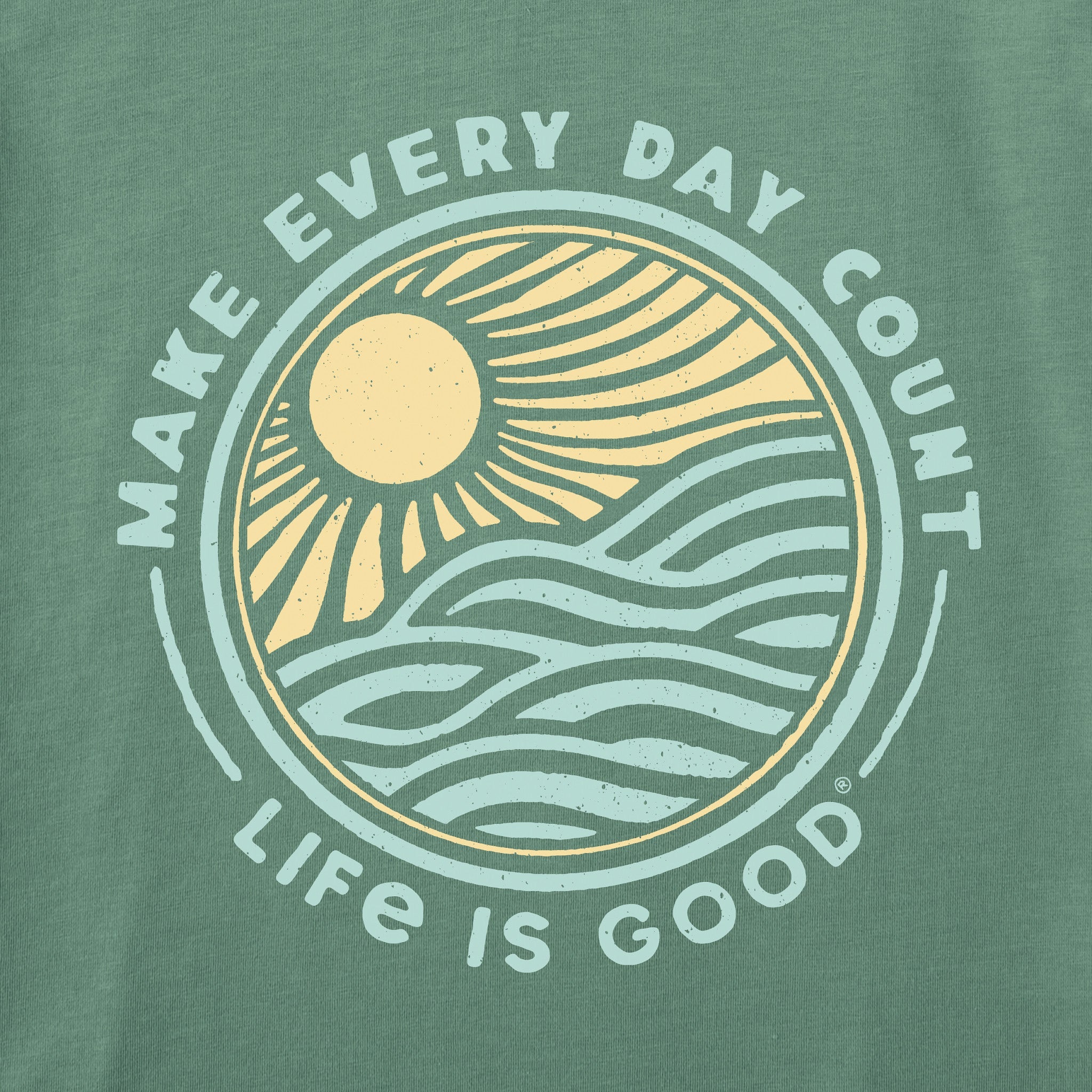 Men's Make Every Day Count Sunset Short Sleeve Tee