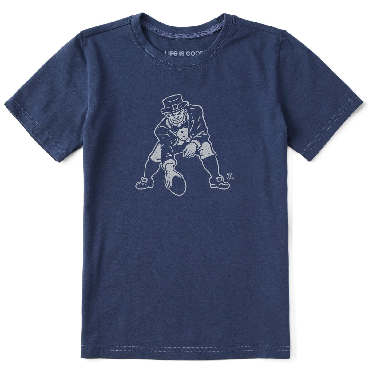 Kids New England Leprechaun Short Sleeve Crusher Tee