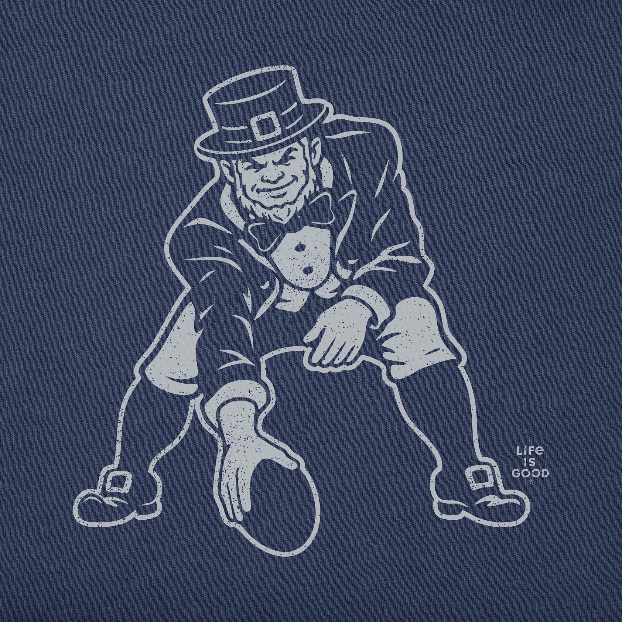 Kids New England Leprechaun Short Sleeve Crusher Tee