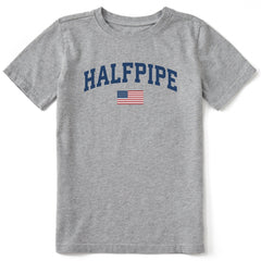 Kids Halfpipe Arch Short Sleeve Crusher Tee
