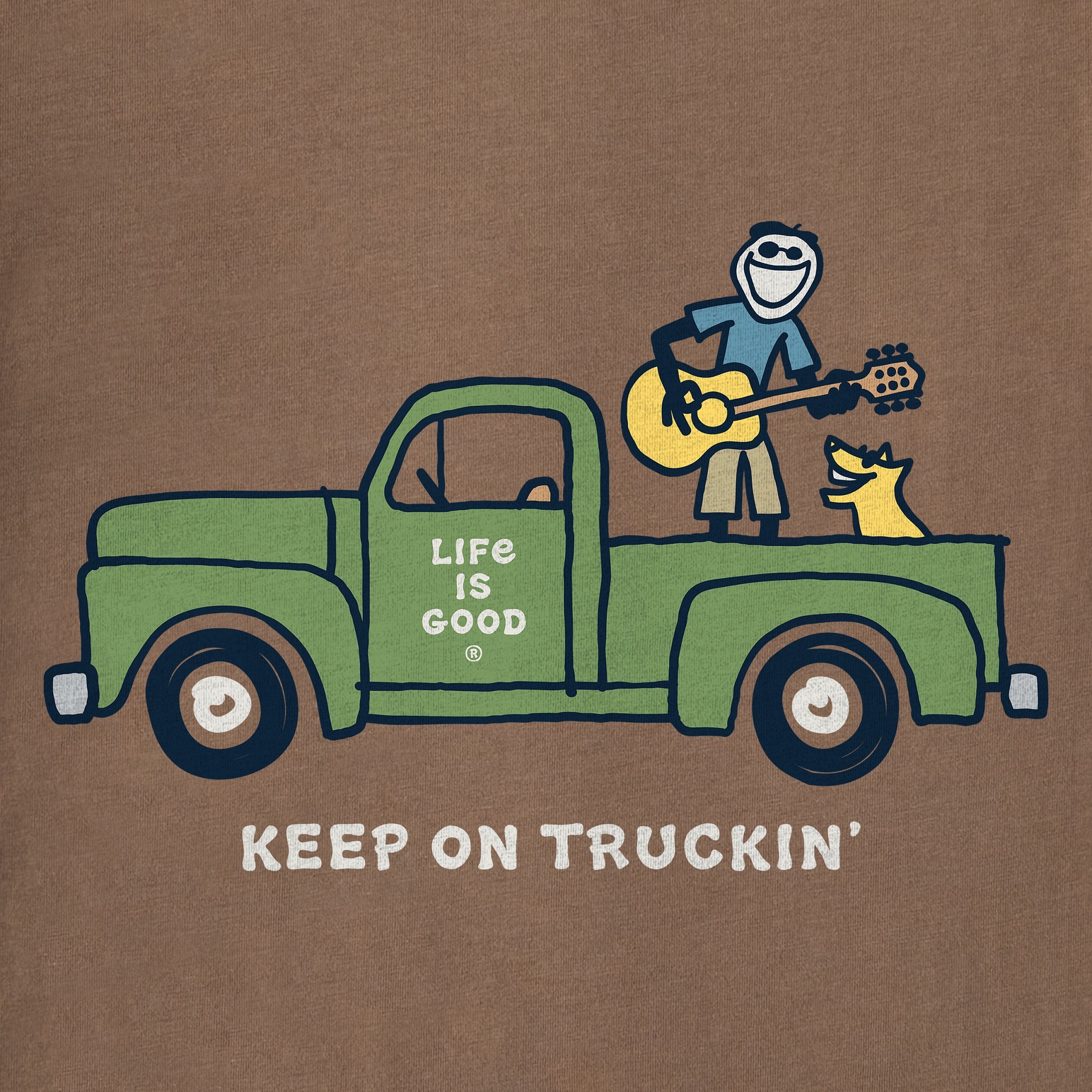 Men's Keep on Truckin' Jake Rocket Short Sleeve Crusher Tee