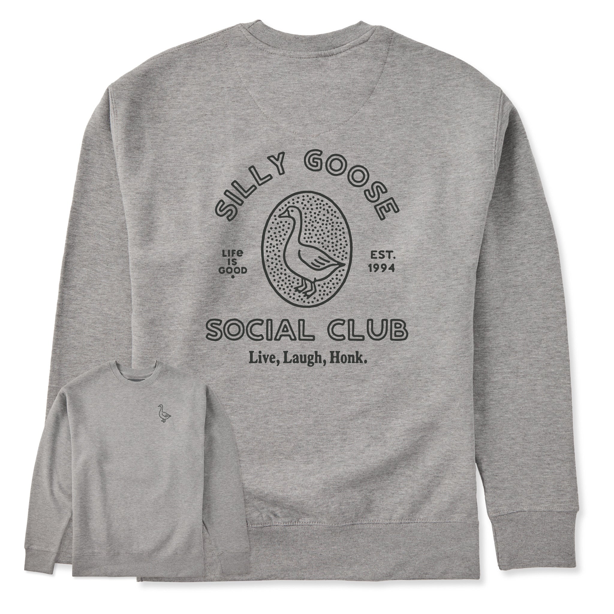Adult Unisex Silly Goose Social Club Every Wear Crew Sweatshirt