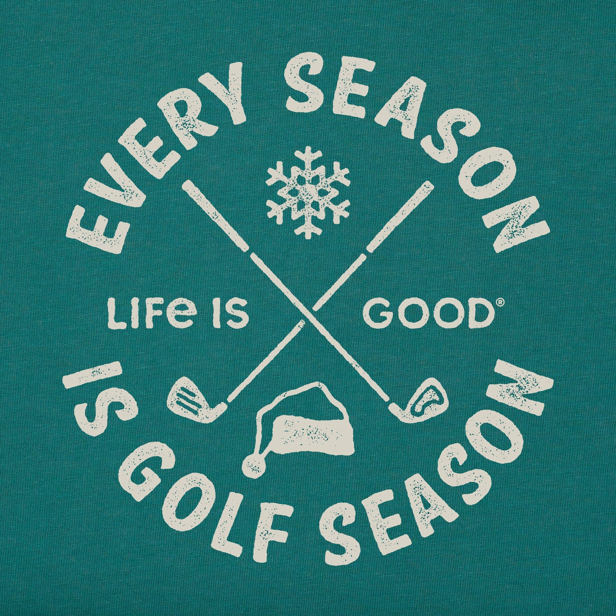 Men's Every Season is Golf Season Long Sleeve Crusher Tee