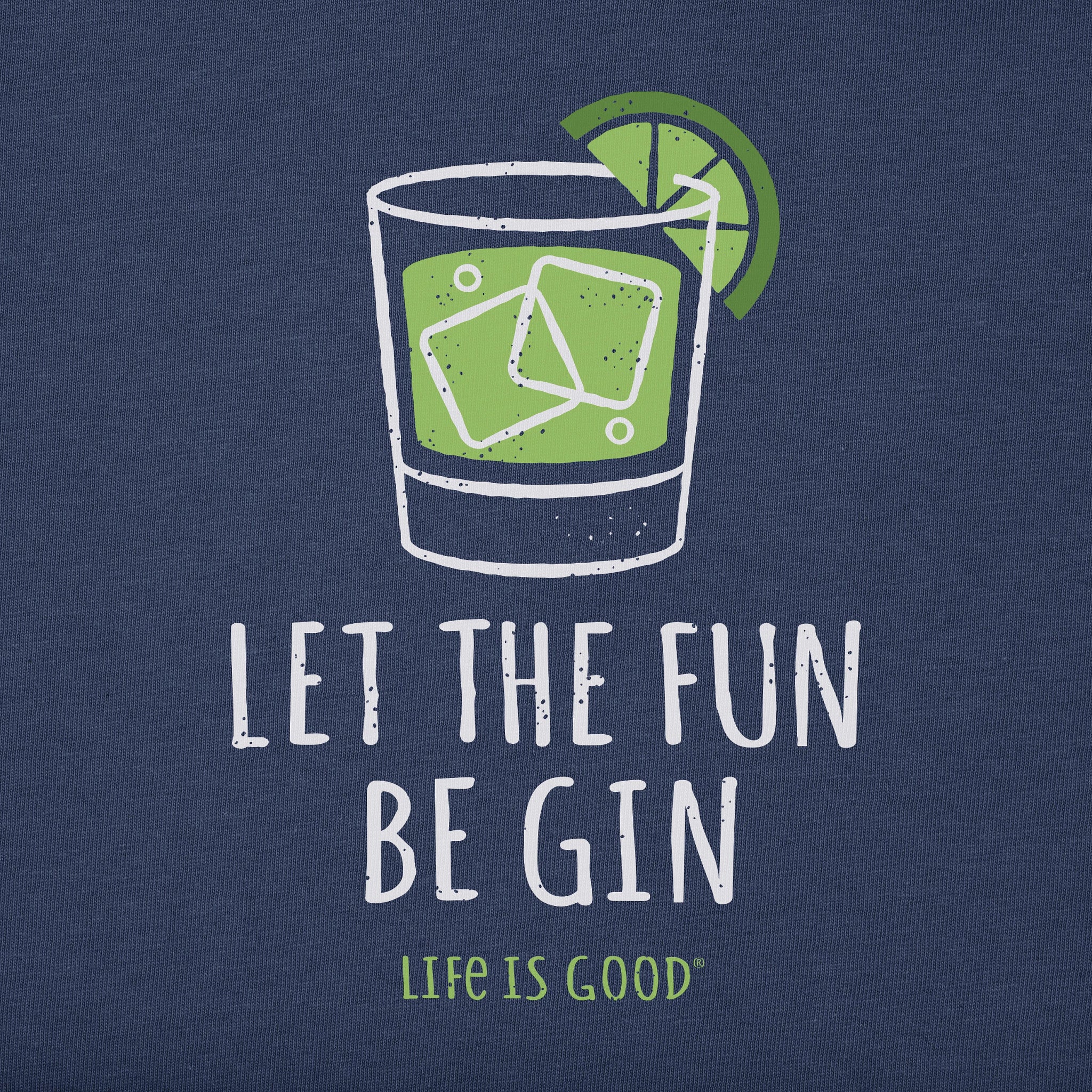 Women's Let the Fun Be Gin Short Sleeve Vee