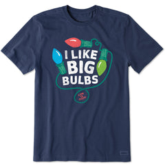 Men's I Like Big Bulbs Short Sleeve Crusher Tee