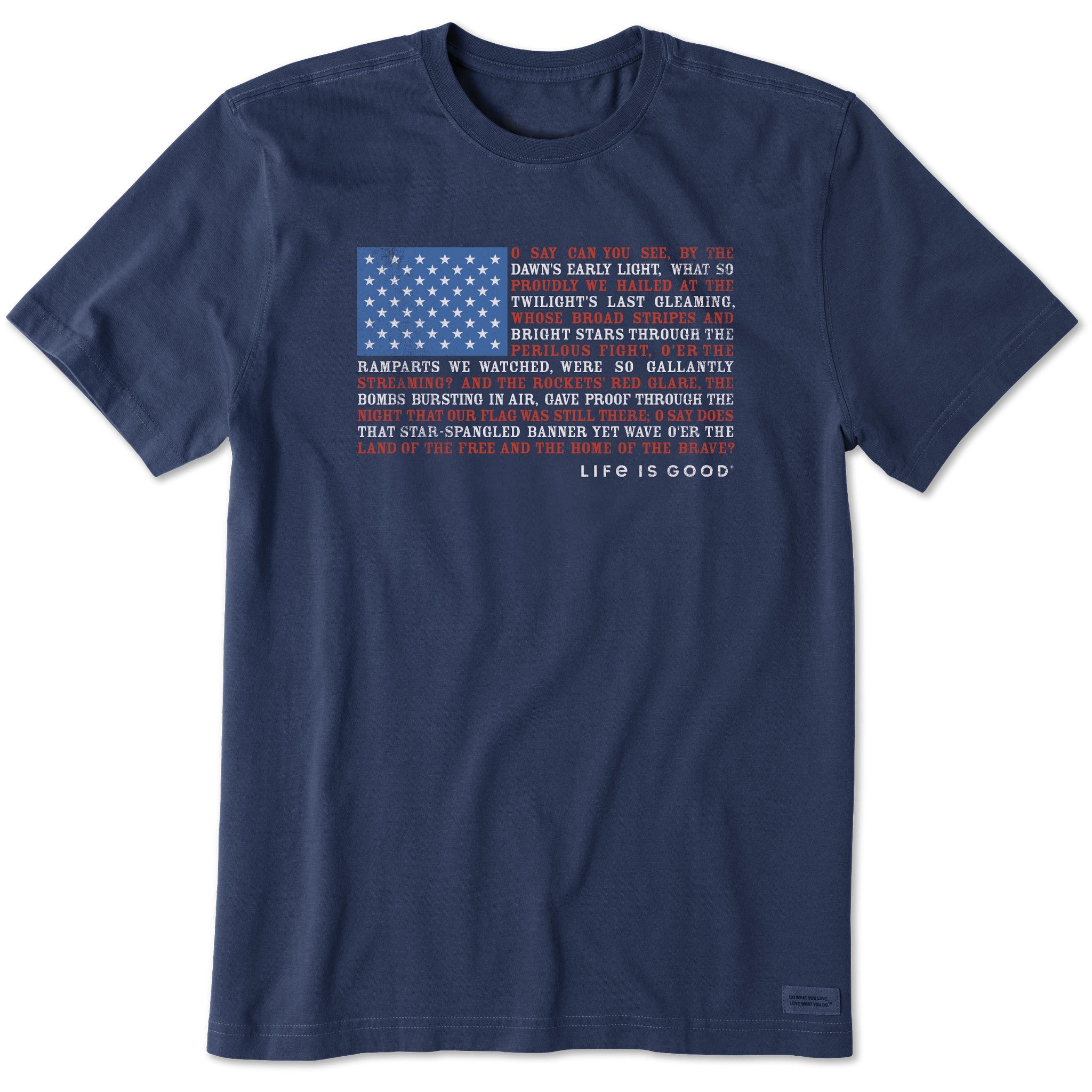 Men's Anthem Flag Short Sleeve Tee